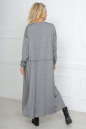 Платье оверсайз серого цвета 2496.17 No4|интернет-магазин vvlen.com