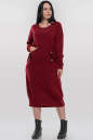 Платье оверсайз красного цвета 2868.92 No1|интернет-магазин vvlen.com