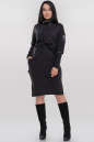 Повседневное платье  мешок черного цвета 2873.74 No0|интернет-магазин vvlen.com