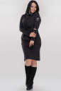 Повседневное платье  мешок черного цвета 2873.74 No2|интернет-магазин vvlen.com