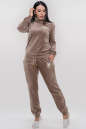 Спортивный костюм бежевого цвета 2770.122 No1|интернет-магазин vvlen.com
