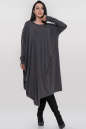 Платье оверсайз серого цвета 375.5 No2|интернет-магазин vvlen.com