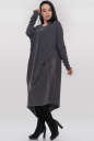 Платье оверсайз серого цвета 375.5 No3|интернет-магазин vvlen.com