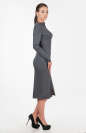 Офисное платье футляр серого цвета 2347.67 No2|интернет-магазин vvlen.com