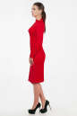 Офисное платье футляр красного цвета 2347.67 No2|интернет-магазин vvlen.com