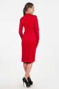 Офисное платье футляр красного цвета 2347.67 No3|интернет-магазин vvlen.com