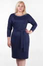 Платье футляр синего цвета 2350.41 |интернет-магазин vvlen.com