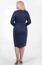 Платье футляр синего цвета 2350.41  No3|интернет-магазин vvlen.com