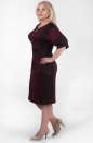 Платье футляр бордового цвета 2376.41  No2|интернет-магазин vvlen.com