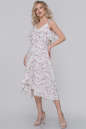 Летнее платье с юбкой на запах белого с красным цвета 2925.100 No1|интернет-магазин vvlen.com