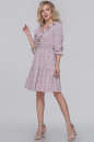 Летнее платье с пышной юбкой фрезовый с серым цвета 2923.100 No1|интернет-магазин vvlen.com