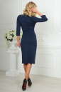 Офисное платье футляр темно-синего цвета 2347.47 No3|интернет-магазин vvlen.com