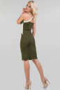 Летнее платье футляр хаки цвета 1111.2 No2|интернет-магазин vvlen.com