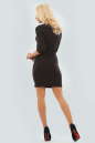 Повседневное платье футляр коричневого цвета 1622.14 No1|интернет-магазин vvlen.com