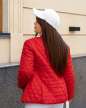 Куртка женская красного цвета 771 No1|интернет-магазин vvlen.com
