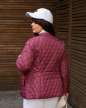 Куртка женская бордового цвета 771 No2|интернет-магазин vvlen.com