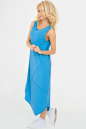 Летнее платье  мешок бирюзового цвета 2534.17 No0|интернет-магазин vvlen.com