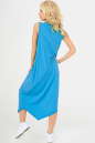 Летнее платье  мешок бирюзового цвета 2534.17 No3|интернет-магазин vvlen.com
