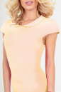 Летнее платье футляр персикового цвета 2022.2 No3|интернет-магазин vvlen.com
