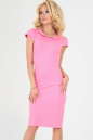 Летнее платье футляр розового цвета 2022.2 No0|интернет-магазин vvlen.com
