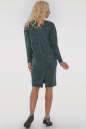 Повседневное платье  мешок зеленого цвета 2794-4.96 No2|интернет-магазин vvlen.com