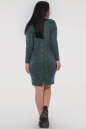 Повседневное платье  мешок зеленого цвета 2794-4.96 No6|интернет-магазин vvlen.com