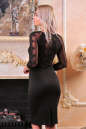 Коктейльное платье футляр черного цвета 2441.47 No2|интернет-магазин vvlen.com
