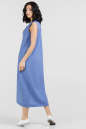 Летнее платье  мешок голубого цвета 2539-2.81 No3|интернет-магазин vvlen.com