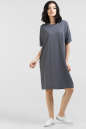 Летнее спортивное платье серого цвета 2684.101 No0|интернет-магазин vvlen.com