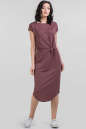 Летнее платье футляр капучино цвета 2683.101|интернет-магазин vvlen.com