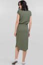 Летнее платье футляр хаки цвета 2683.101 No2|интернет-магазин vvlen.com