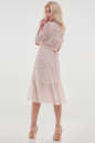 Летнее платье с длинной юбкой персикового цвета 113vl1 No2|интернет-магазин vvlen.com