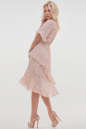 Летнее платье с длинной юбкой пудры цвета 114vl1 No1|интернет-магазин vvlen.com