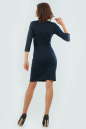 Повседневное платье футляр темно-синего цвета 1578-2.47 No2|интернет-магазин vvlen.com