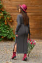 Повседневное платье гольф темно-серого цвета 2750.106 No7|интернет-магазин vvlen.com