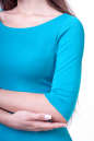Повседневное платье футляр бирюзового цвета 2365.65 No4|интернет-магазин vvlen.com