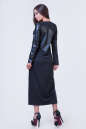 Повседневное платье футляр черного цвета 2377.41 No3|интернет-магазин vvlen.com