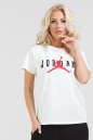 Женская футболка белого цвета с принтом|интернет-магазин vvlen.com