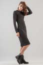 Повседневное платье футляр черного цвета 2431-1.98 No2|интернет-магазин vvlen.com