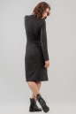Повседневное платье футляр черного цвета 2431-1.98 No3|интернет-магазин vvlen.com
