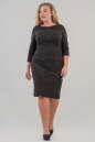 Платье футляр черного цвета 2218.98  No0|интернет-магазин vvlen.com