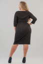 Платье футляр черного цвета 2218.98  No3|интернет-магазин vvlen.com