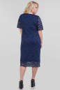 Платье футляр темно-синего цвета 1-1310  No1|интернет-магазин vvlen.com