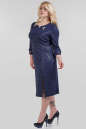 Платье футляр темно-синего цвета 1-1319  No1|интернет-магазин vvlen.com