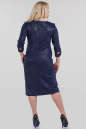 Платье футляр темно-синего цвета 1-1319  No2|интернет-магазин vvlen.com