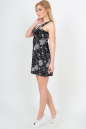 Летнее платье трапеция черного цвета 433.17 No2|интернет-магазин vvlen.com