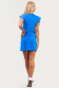 Летнее платье футляр голубого цвета 586.17 No3|интернет-магазин vvlen.com