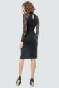 Коктейльное платье футляр черного цвета 870.2 No1|интернет-магазин vvlen.com