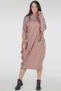 Платье оверсайз пудры цвета 2792.79 No2|интернет-магазин vvlen.com