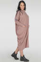 Платье оверсайз пудры цвета 2792.79 No4|интернет-магазин vvlen.com